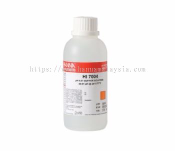 HI7004M pH 4.01 Calibration Solution (230 mL)