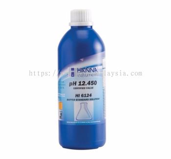 HI6124 pH 12.450 Millesimal Calibration Buffer (500 mL)