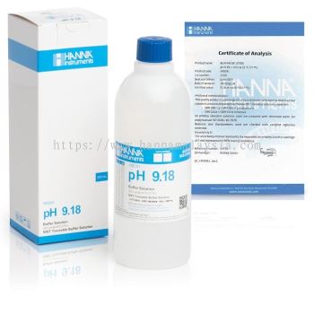 HI5091 pH 9.18 Technical Calibration Buffer (500 mL)