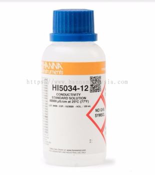 HI5034-12 80,000 渭S/cm Conductivity Standard (120 mL)