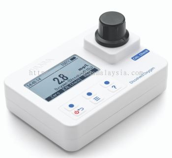 HI97732 Dissolved oxygen photometer: Range 0.0 to 10.0 mg/L - meter only