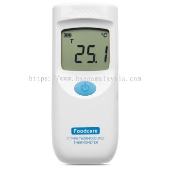 HI935008 Foodcare T-Type Thermocouple Thermometer with Fixed Attached Probe 