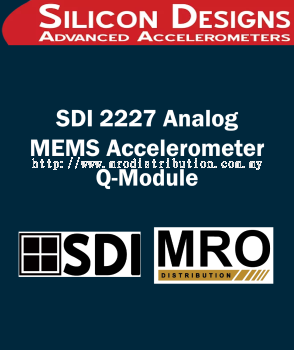 SDI 2227 Analog MEMS Accelerometer Q-Module