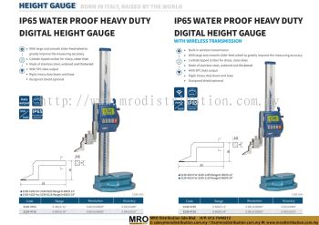 IP65 Water Proof Heavy Duty Digital Height Gauge & With Wireless Transmission