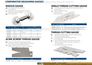 Radius Gauge & Angle Thread Cutting Gauge & Acme Screw Thread Gauge & Thread Cutting Gauge