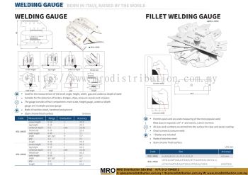 Welding Gauge & Fillet Welding Gauge