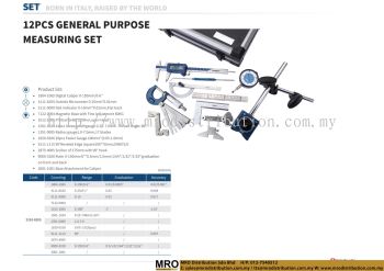 12 Pcs General Purpose Measuring Set