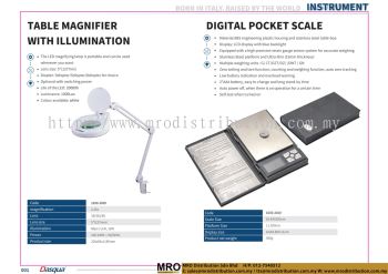 Table Magnifier With Illumination & Digital Pocket Scale