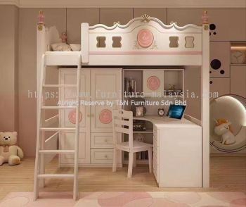 Little Swan Loft Bed 1027