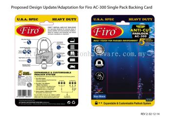 Anti Cut Padlock AC-300 Spec (5 years warranty)