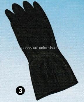 Elephant King Rubber Hand Gloves 黑胶手套