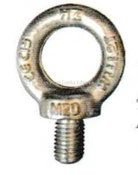 EYE BOLT DIN 580, C15 (FORGED STEEL)