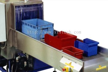 Cleaning Plastic Tote Bins / Poly Box Washing