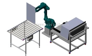 Robot Pick and Place Glass Handling Automation