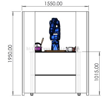 Smart Restaurant Automation Robot Pizza System, Robot Sushi System, Robot Ramen Preparation & Cooking Station 