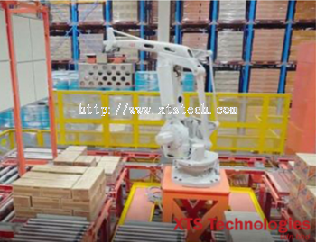 Robot Application in Food and Beverage Palletising 