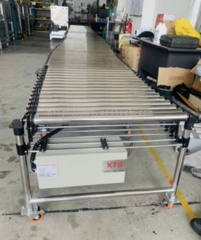 Flexible Expandable Gravity Power Roller Conveyor