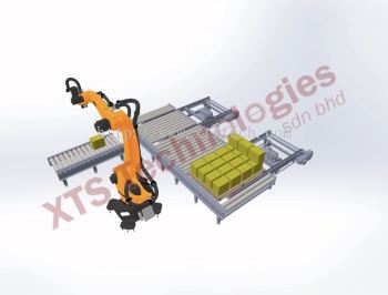 Palletising Robot Conveyor Automation Malaysia