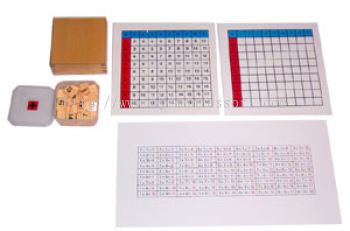 Addition Working Chart and Answer Charts & Plastic Box for Tiles (MM230-S)