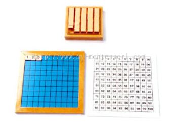 Hundred Board with Control Chart & Tile Box (MM190)