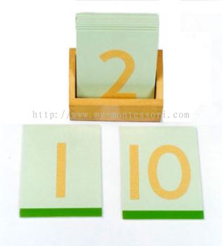 Sandpaper Numerals (Wooden) + Box (MM010-W)