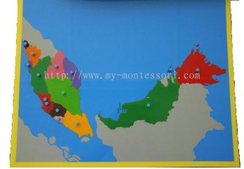 Map Of Malaysia (CM041)
