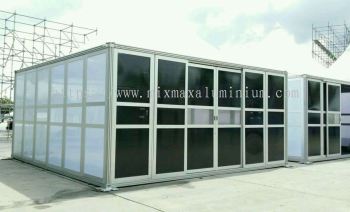 Aluminium MODULAR SUSPENDED SLIDING DOOR