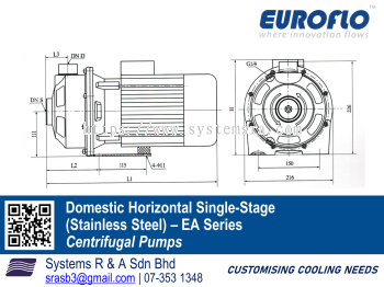 Domestic Horizontal Single-Stage (Stainless Steel)