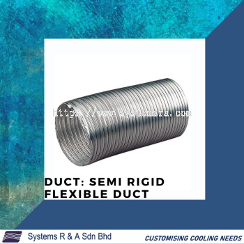 Semi-Rigid non-insulated Aluminum Flexible Duct