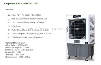 Evaporative Air Cooler PC-180C