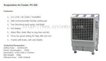 Evaporative Air Cooler PC-220