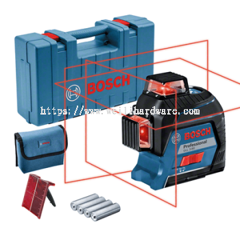 BOSCH GLL3-80 LINE LASER C/W ROTATING MOUNT