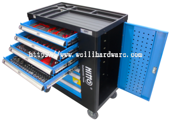 Hitto 7 Drawer Trolley with 211pcs Tools / Tool Cart HTTC-7202