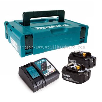 Makita 18V Power Source Kit 5.0ah Battery x2 & Charger