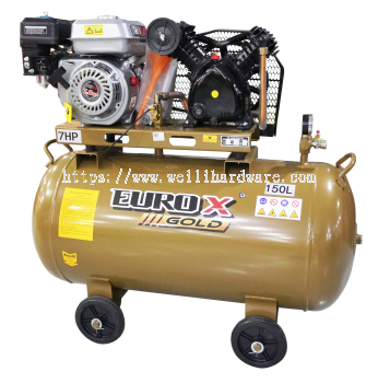 EUROX GOLD EAW7190G 150L 7HP 12.5BAR Air Compressor 1050RPM