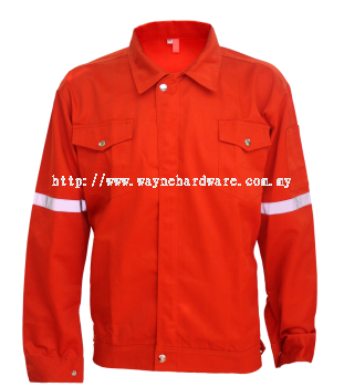 Maintenance Jacket Orange No Piping