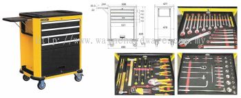 STANLEY Roller Cabinet, Model:99-069 + Accessories (135 pcs) + Foam Cut SKU# STMT74157-8