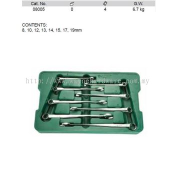 08005 - Pc Metric XL X Beam Combination Wrench Set