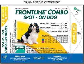 Frontline Combo Spot-On Dog S
