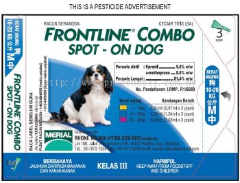 Frontline Combo Spot-On Dog M