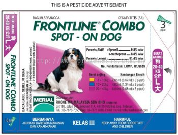 Frontline Combo Spot-On Dog L