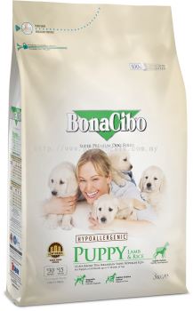 BonaCibo Puppy Lamb & Rice 3kg