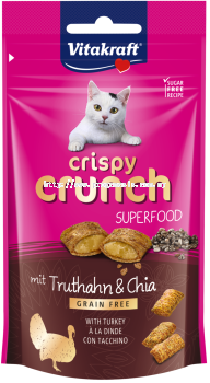 Vitakraft Crispy Crunch Superfood Turkey & Chia