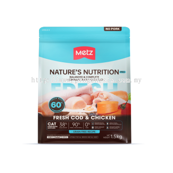 Metz Pro 38/20 Fresh Cod & Chicken Grain Free 1.5kg