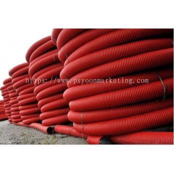 High-Quality 100mm x 6m HDPE Double Wall Corrugated Cable Pipe