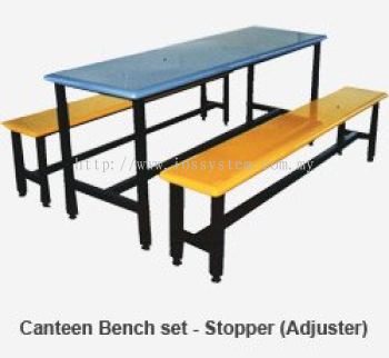 CANTEEN BENCH 6 SEATER