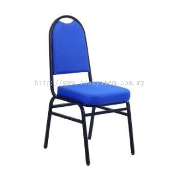 IOS 502E BANQUET CHAIR ROUND EPOXY BLACK