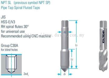 Spiral Tap - NPT