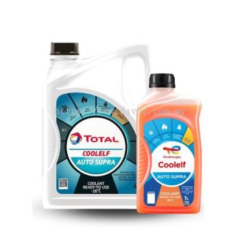 Total Coolelf Auto Supra Coolant - Pre Mixed & Ready to Use Coolant