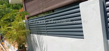 Mild Steel Fencing With Aluminium Panels 